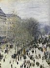 Claude Monet Boulevard des Capucines painting